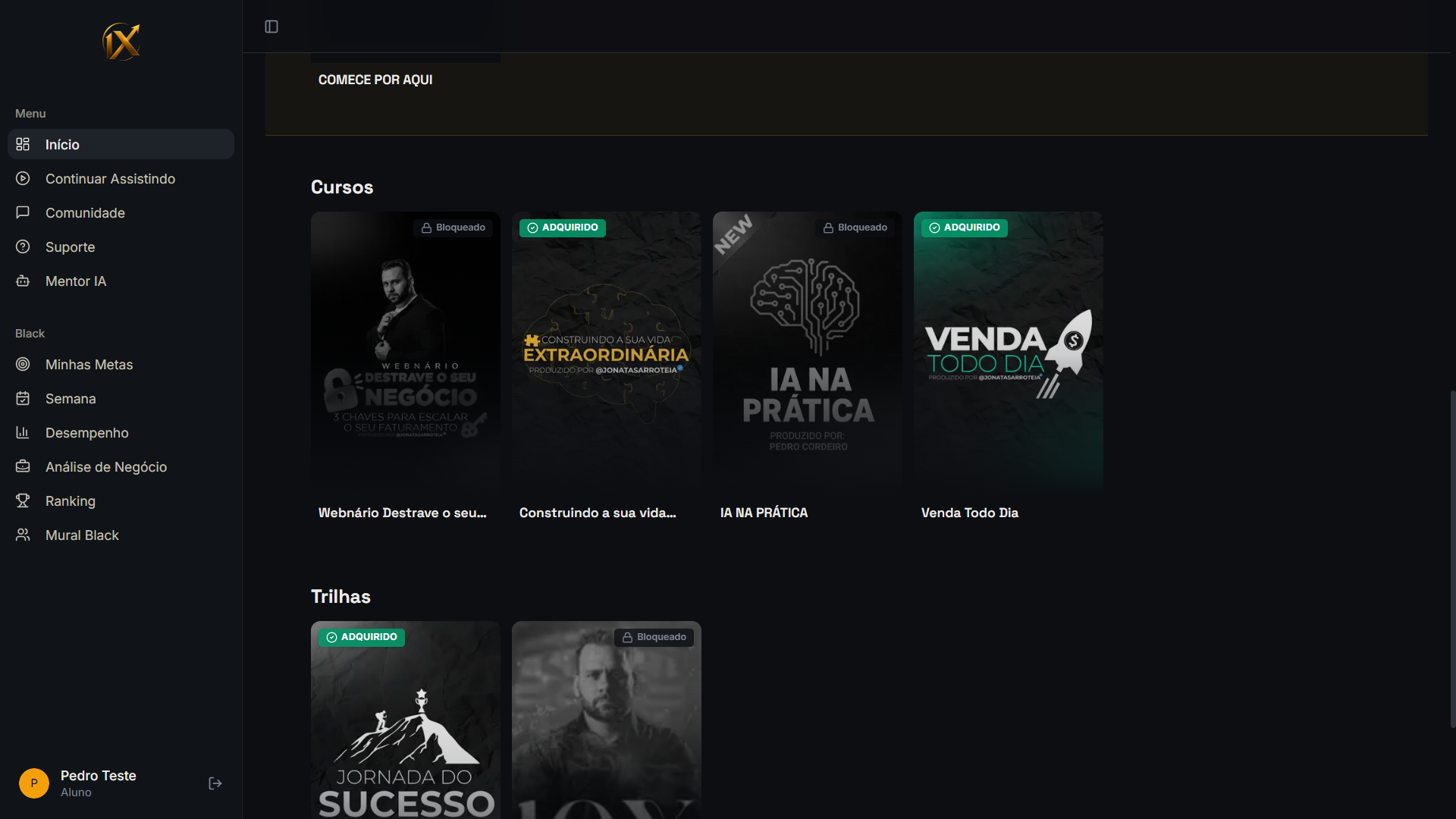 Plataforma Mentoria 10X preview